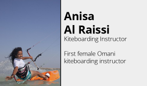 Anisa Al Raissi - Kiteboarding Oman